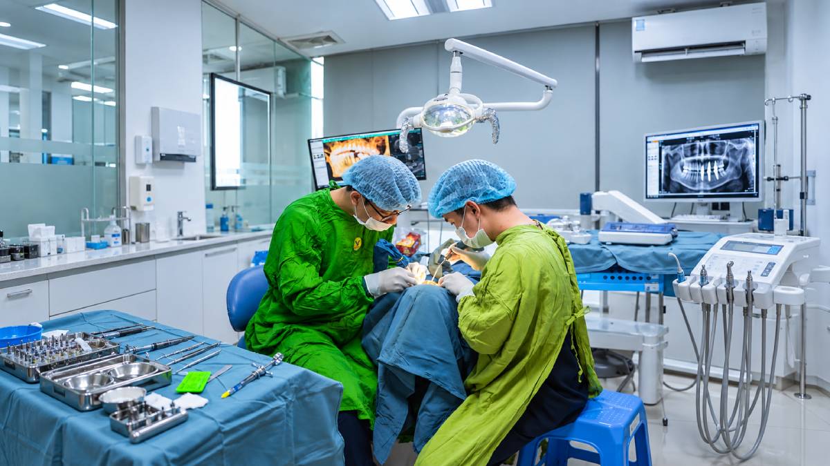 Phòng thực hiện cấy ghép Implant tại MedDental